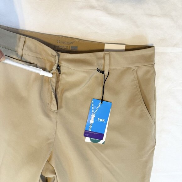 Lesmart Women Golf Pants Trouser Size 8 Khaki Straight Leg Lightweight NWT $99 - Picture 9 of 16